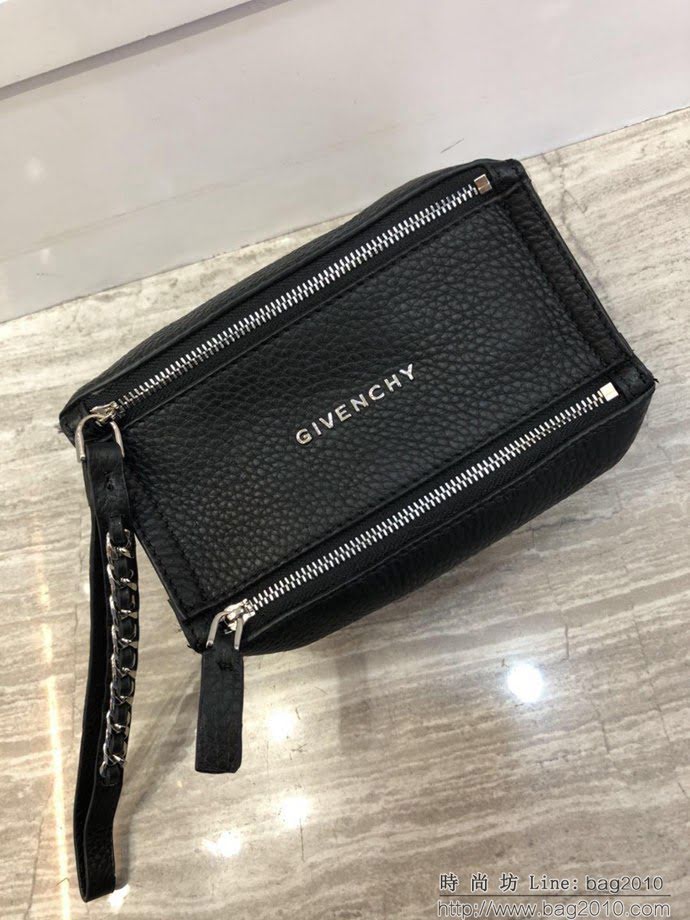 GlVENCHY紀梵希 原單 潘多拉 化妝包 黑色 可手拿 手拎 452155  tsg1232